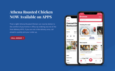 Athena Roasted Chicken & Food Delivery Apps